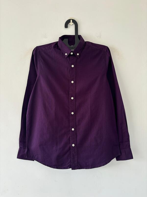 Imperial purple solid shirt