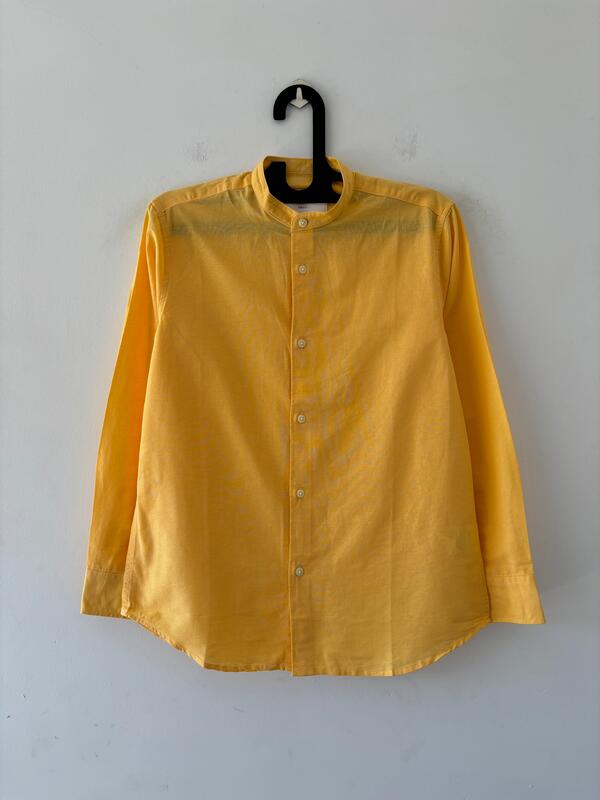 Yellow mandarin shirt