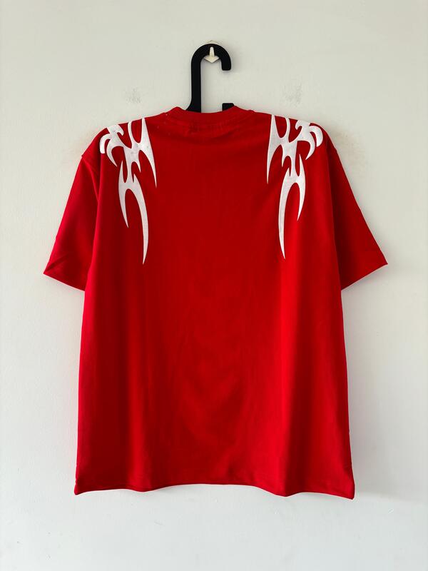 Cherry red oversized tee