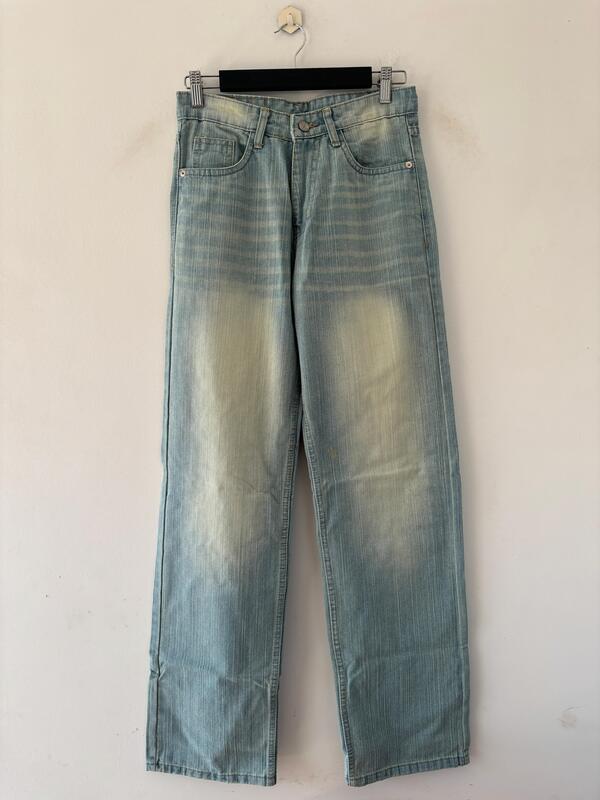 Seafoam straight fit jeans