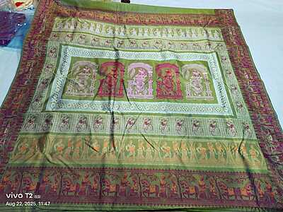 Paar Golani Revival Baluchari Saree Online Paar Golani Revival Baluchari Saree Online