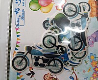 Edible wafer cuts Bike