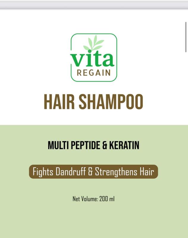 Vita Regain Hair Shampoo with Multi Peptides & Keratin