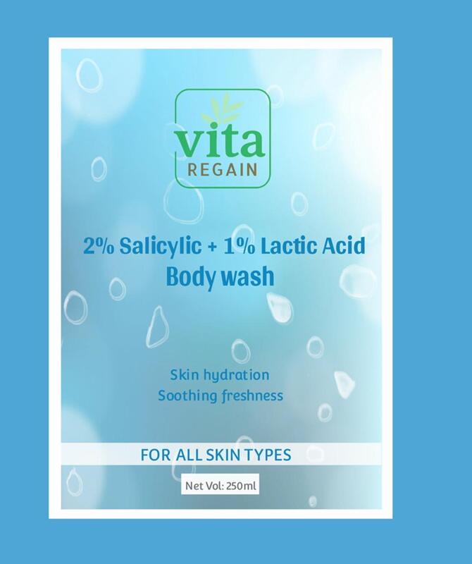 Vita Regain Exfoliating Body Wash | Exfoliating AHA + BHA Cleanser