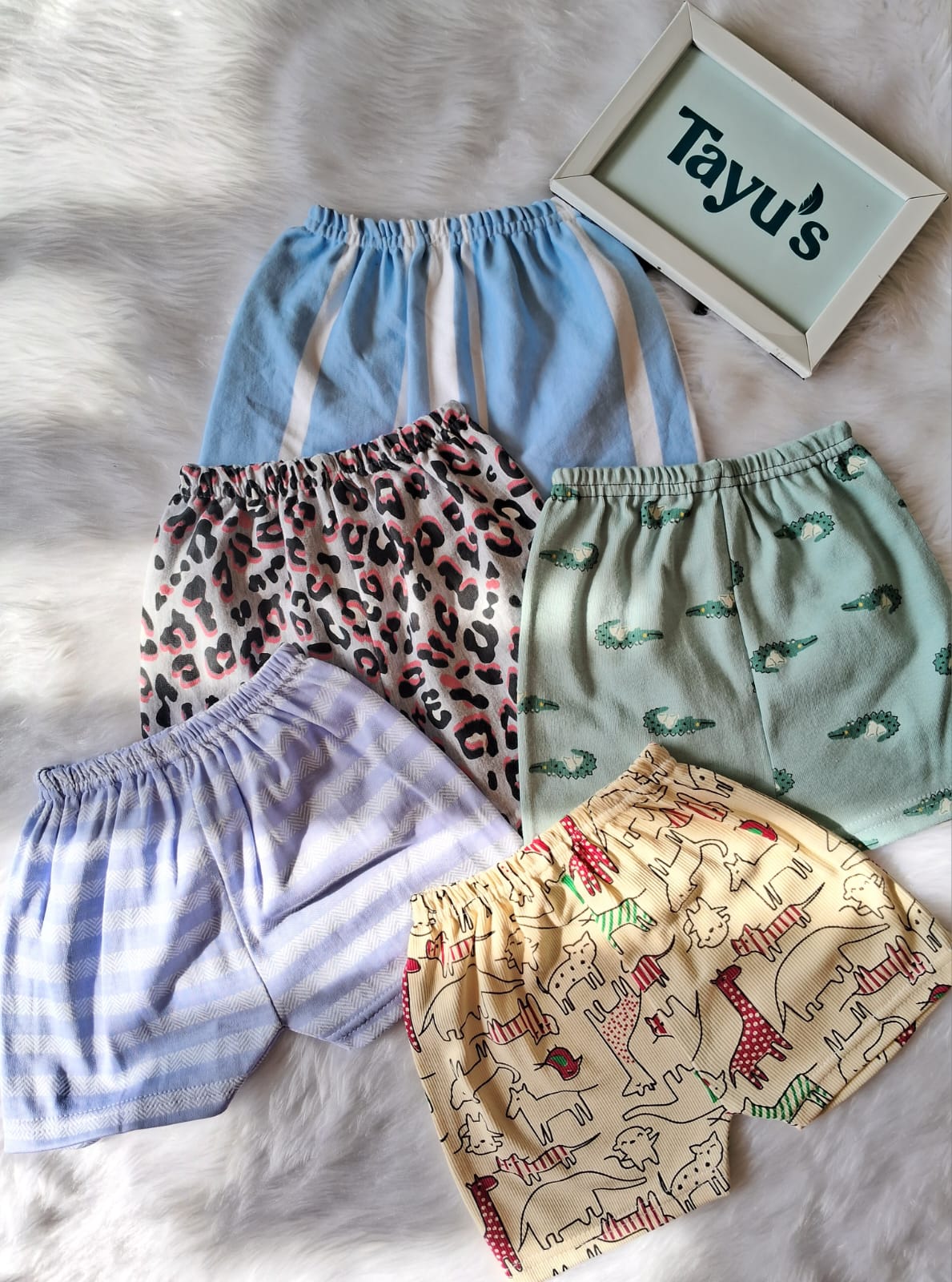 Kids Cotton Shorts Combo of 5