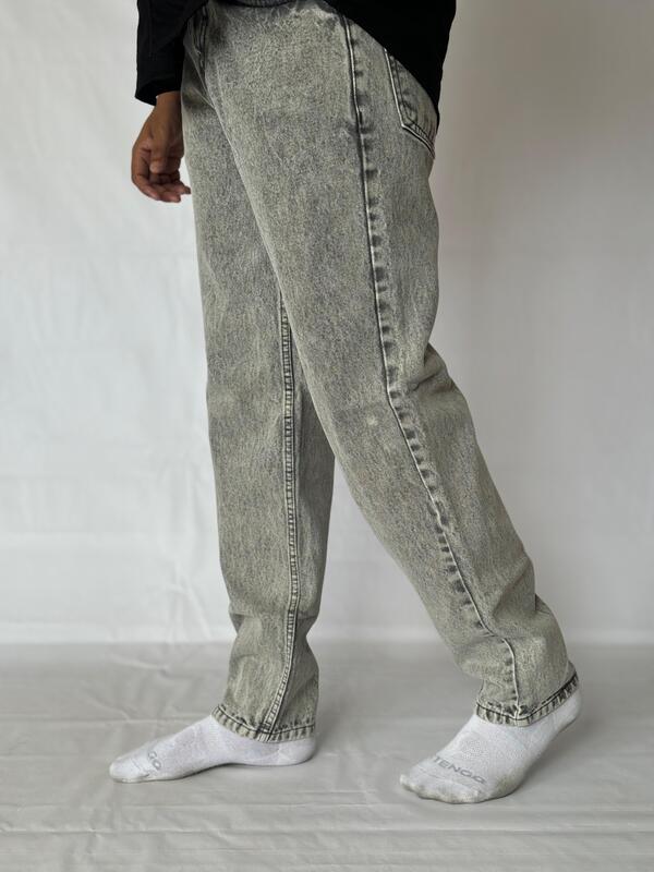 Fog grey Momfit jean