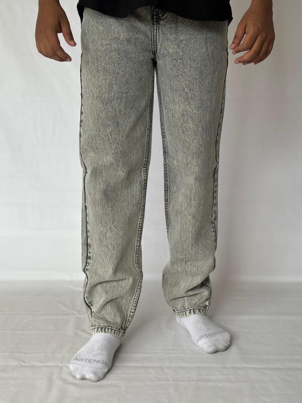 Fog grey Momfit jean
