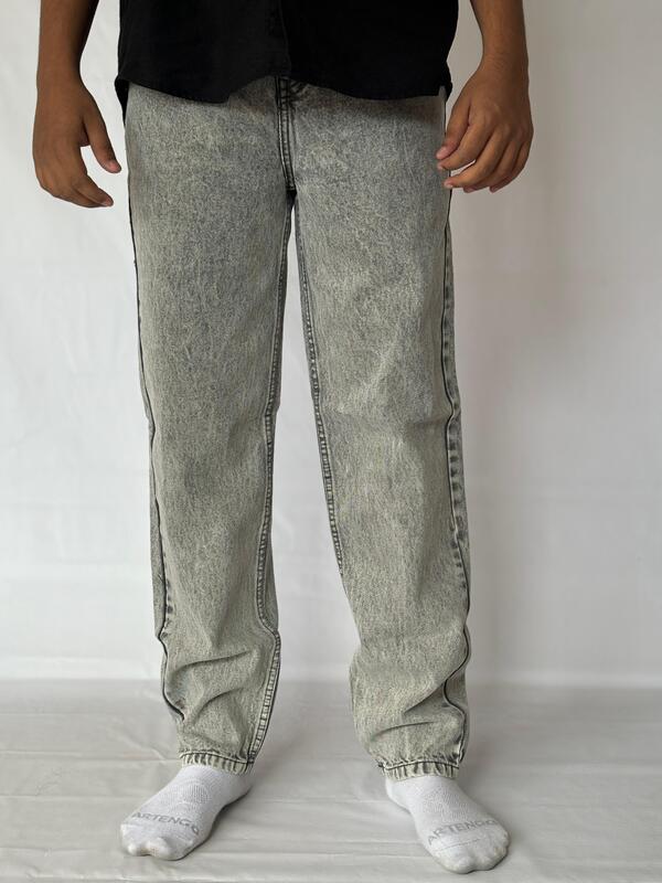 Fog grey Momfit jean