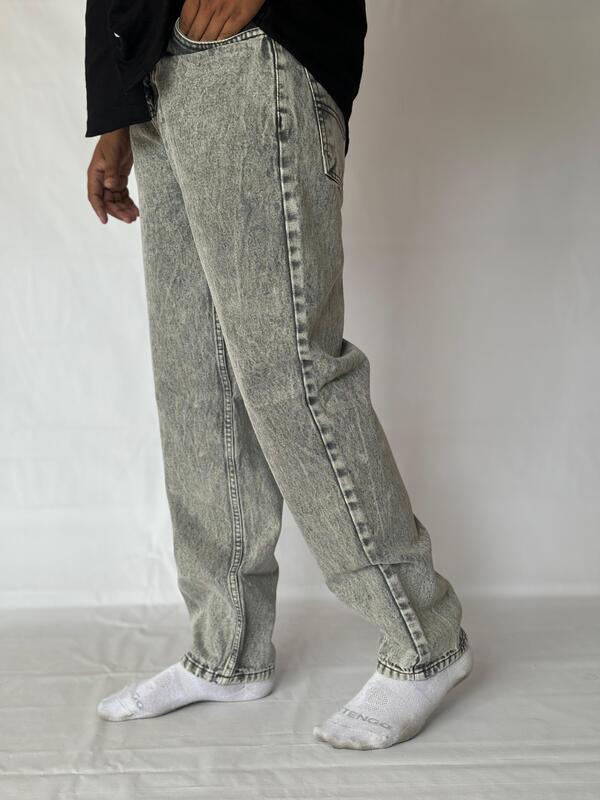 Ash mist Momfit jean