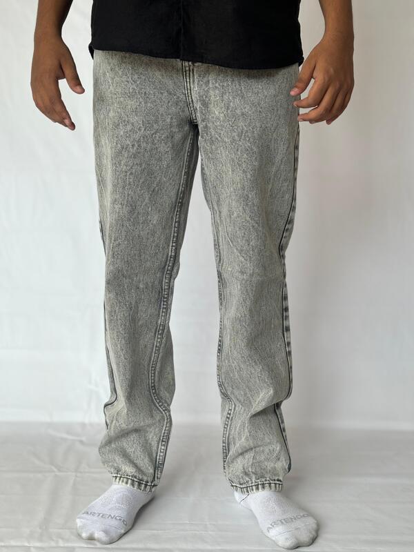 Ash mist Momfit jean