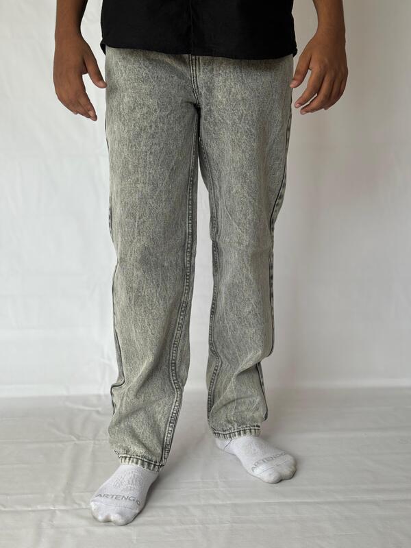 Ash mist Momfit jean