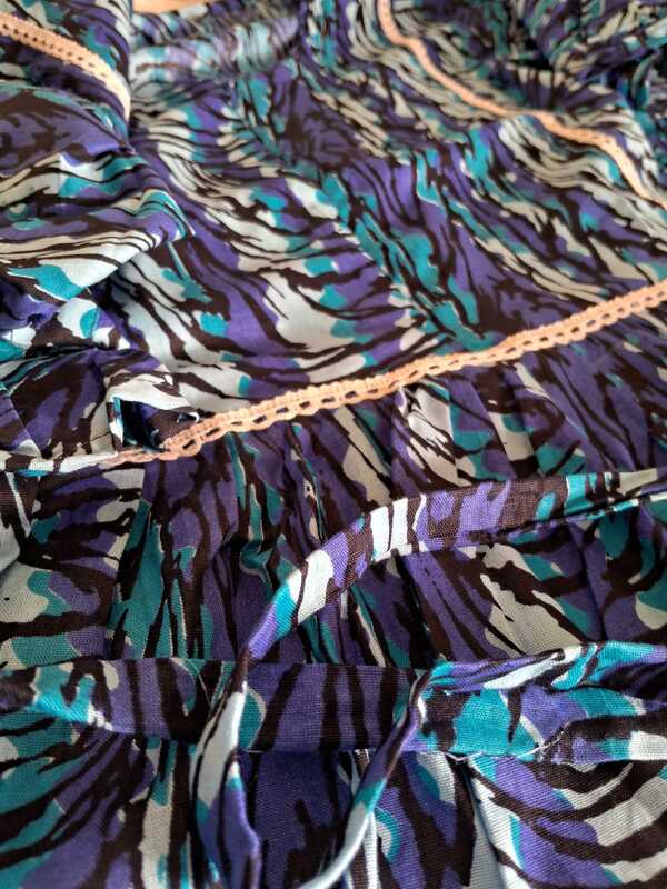 Feeding Dress-Lace-multicolor