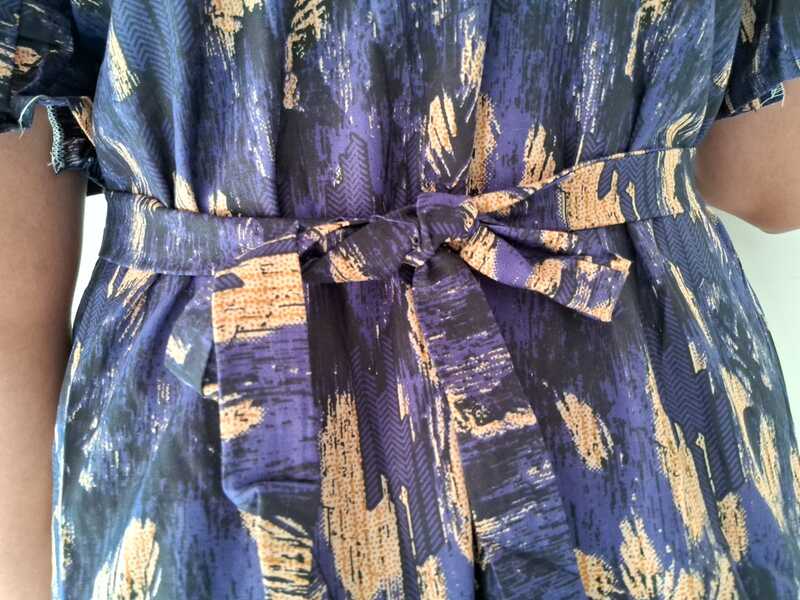 Feeding Dress-Lace-dark blue