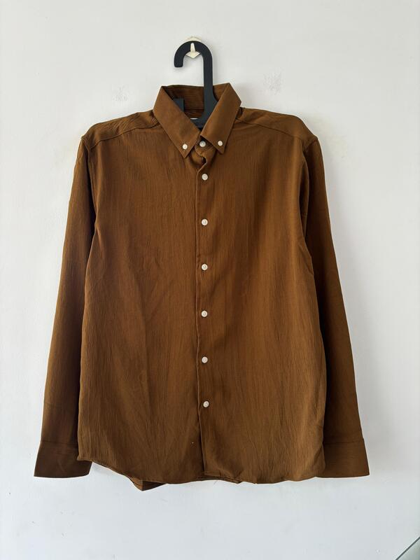 Caramel crushed shirt