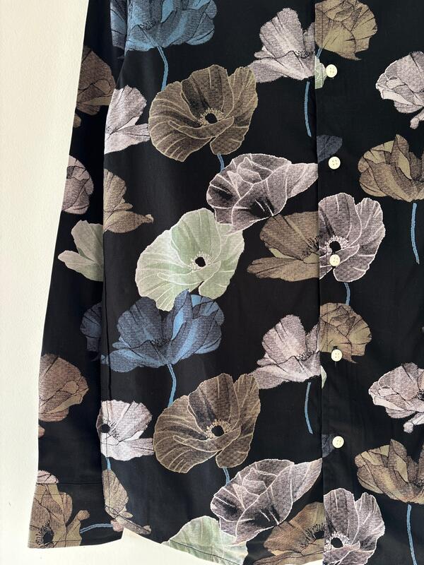 Midnight bloom printed shirt