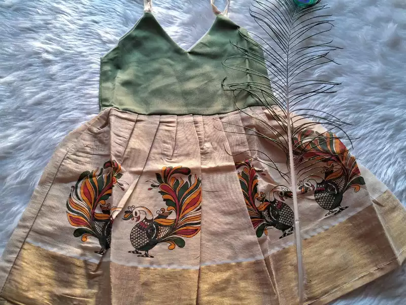 Ethnic Wear cotton knot frocks