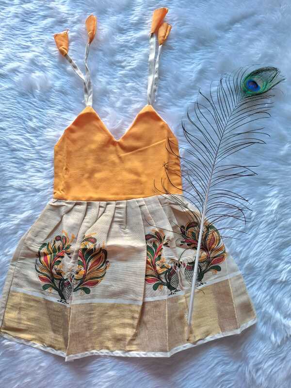 Ethnic Wear cotton knot frocks