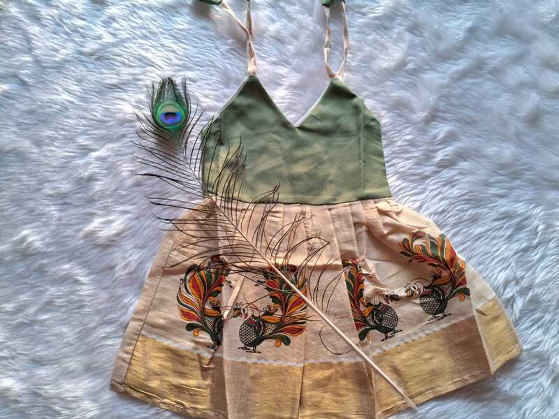 Ethnic Wear cotton knot frocks