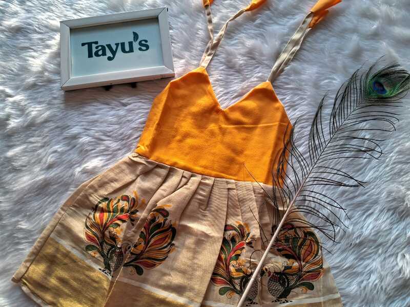 Ethnic Wear cotton knot frocks