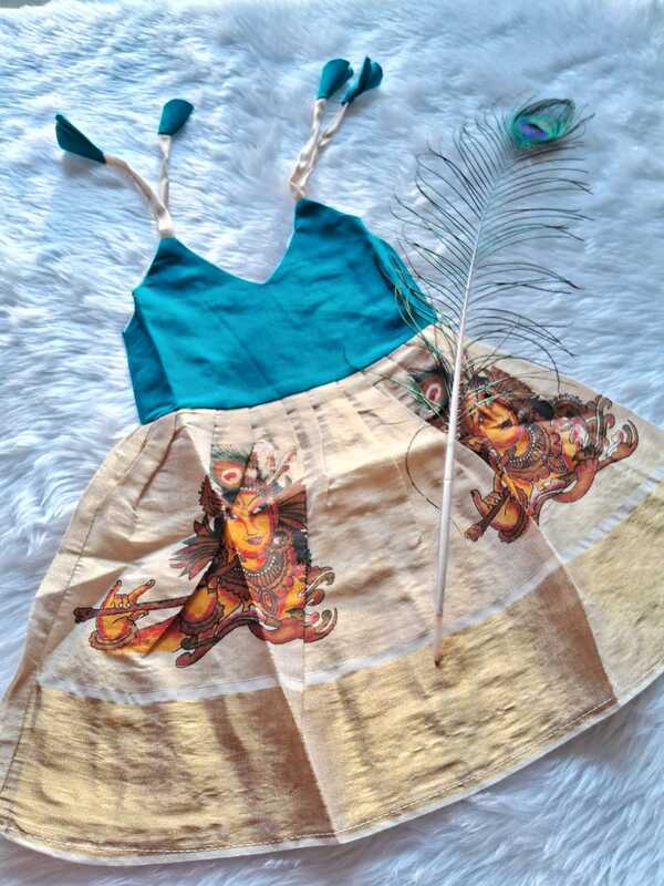 Ethnic Wear cotton knot frocks