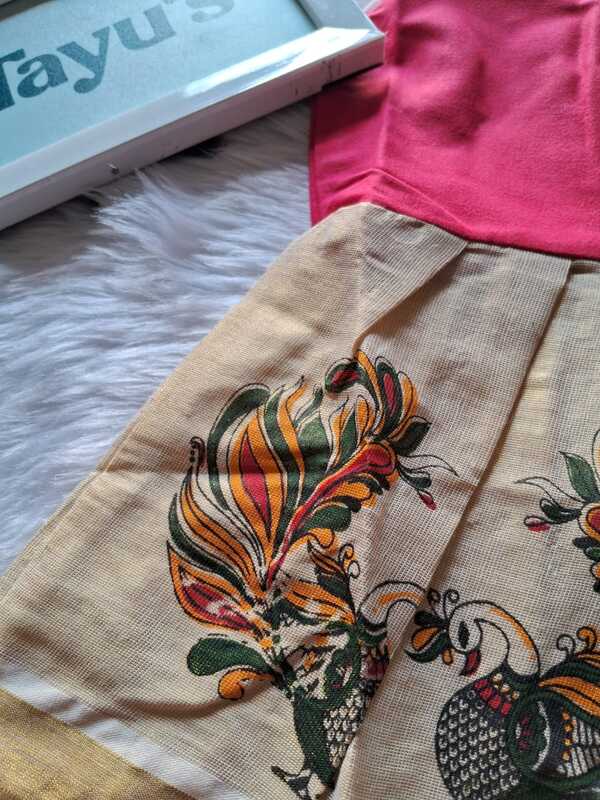 Ethnic Wear cotton knot frocks