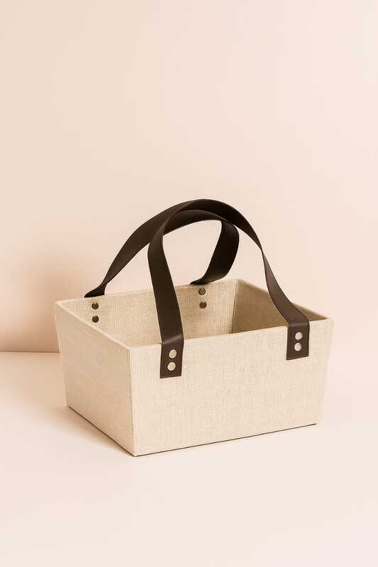 Jute Basket with Handle