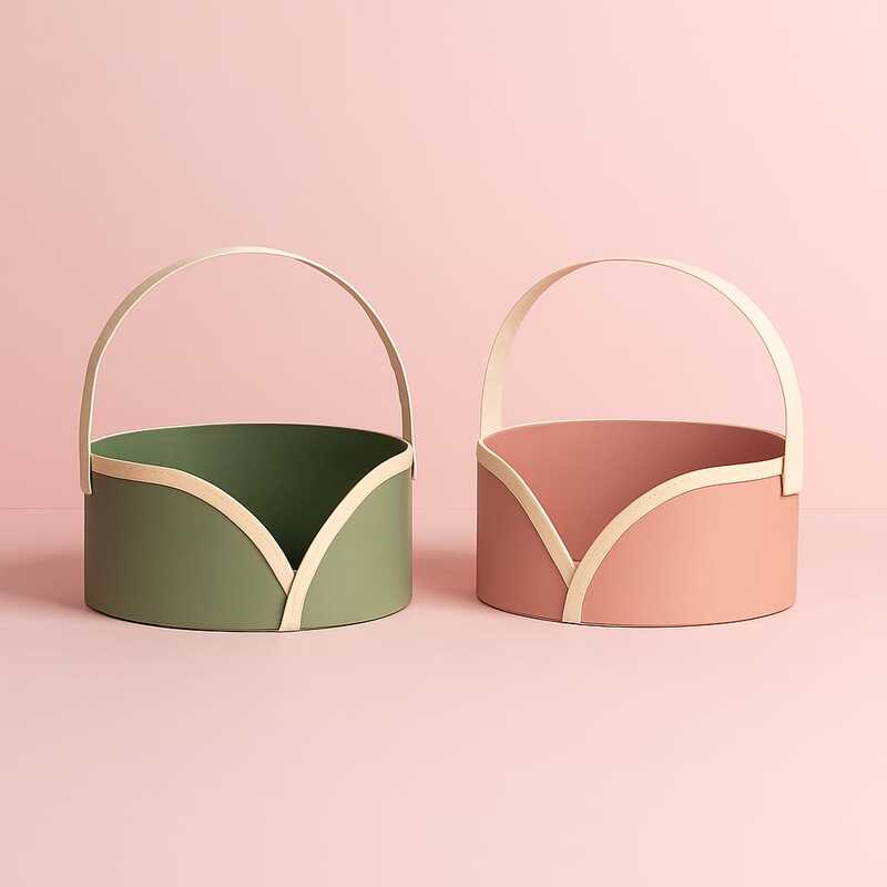 Cross Baskets - Green