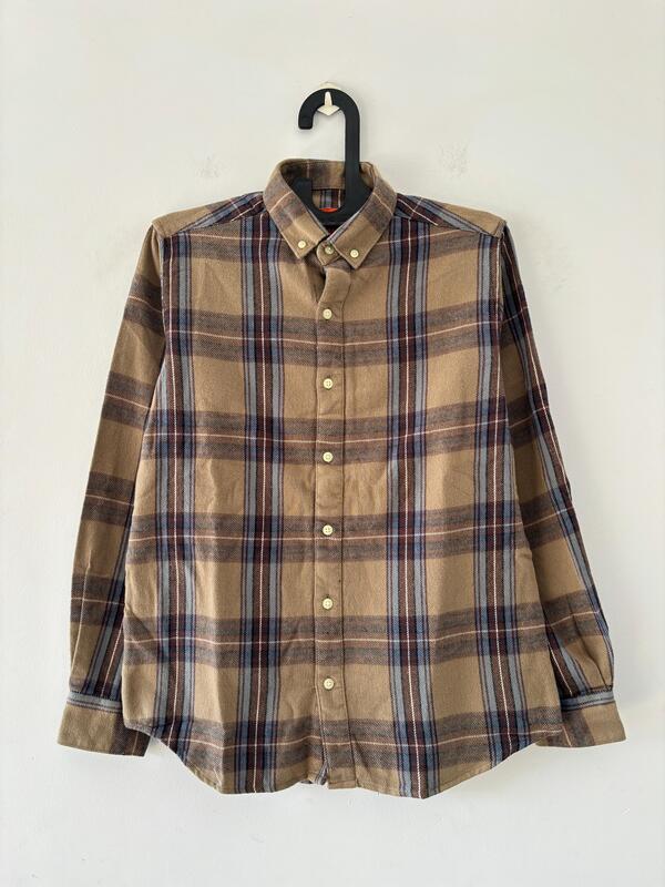 Olive & brown flannels