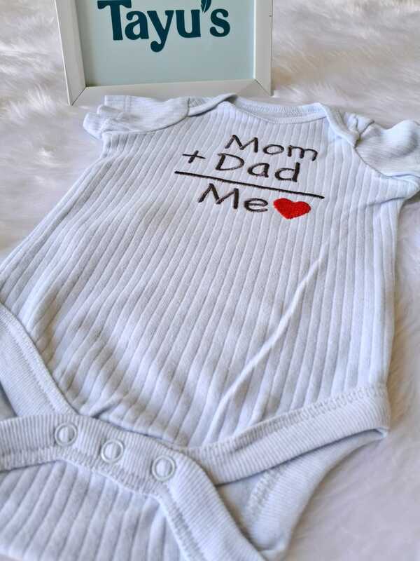 Baby Cotton Romper-Blue