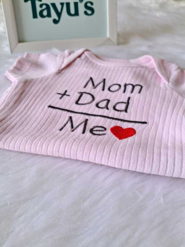 Cotton Baby Romper-Pink