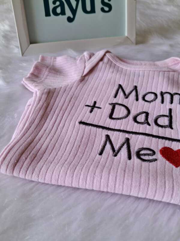 Cotton Baby Romper-Pink