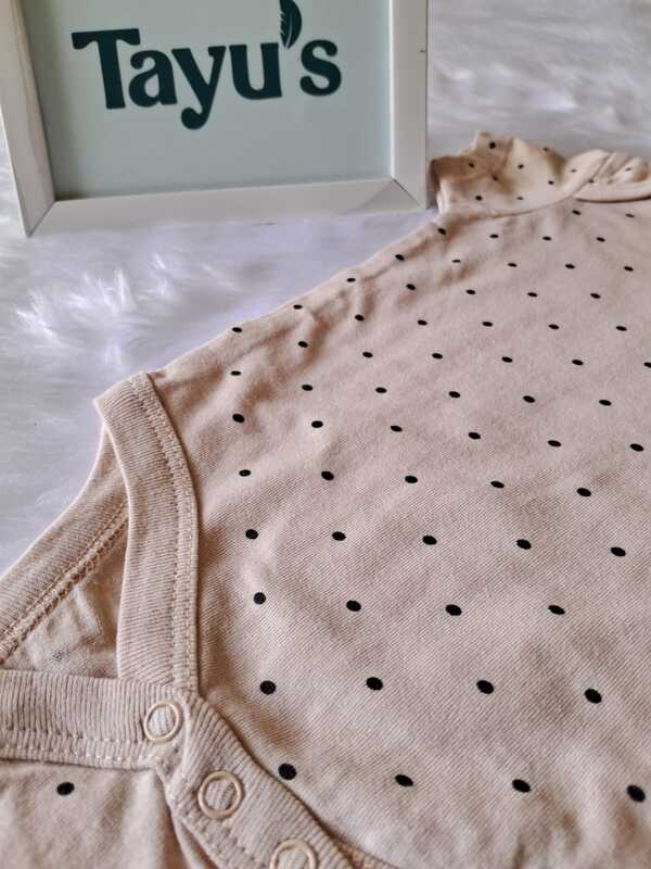 Cotton Romper dot pattern-Sandal