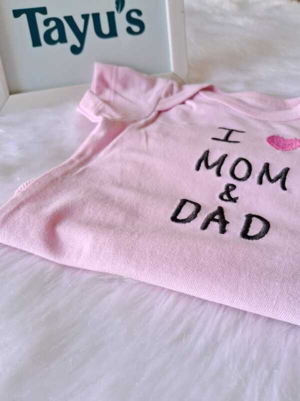 Cotton Romper-Pink love