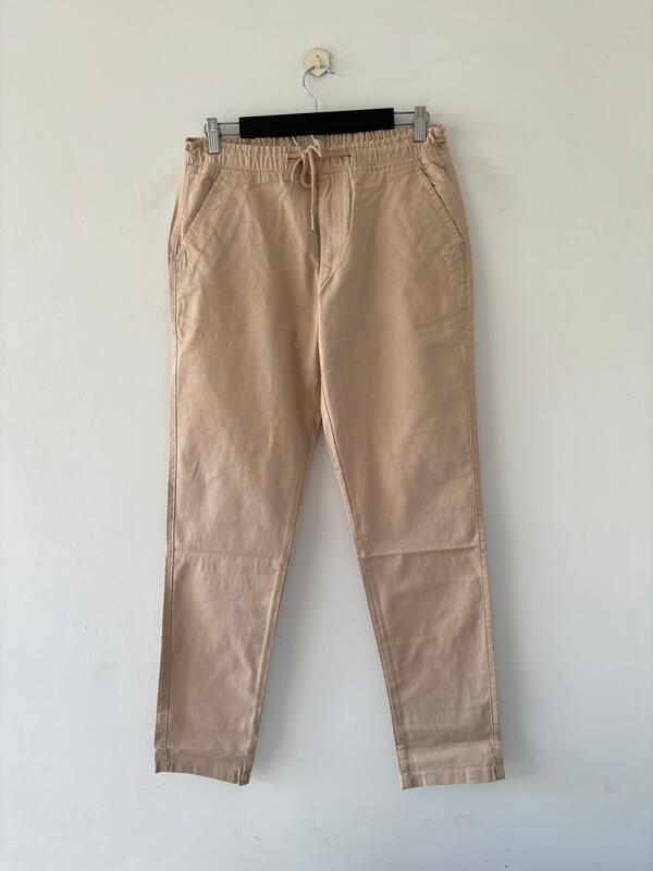 Camel linen pants