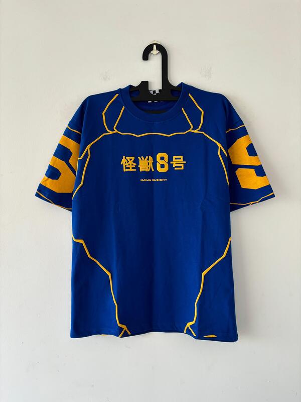 Royal blue spine oversized tee