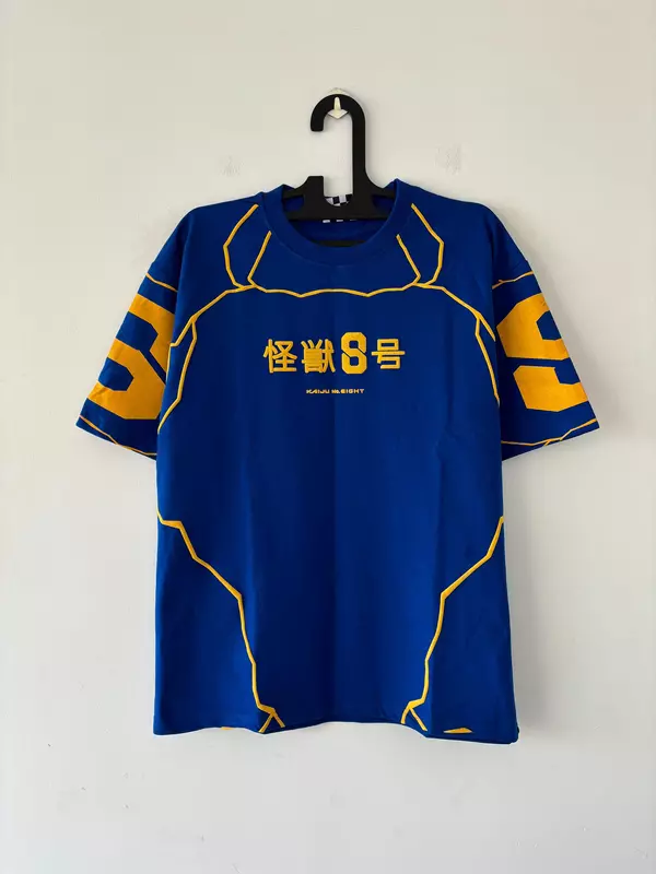 Royal blue spine oversized tee