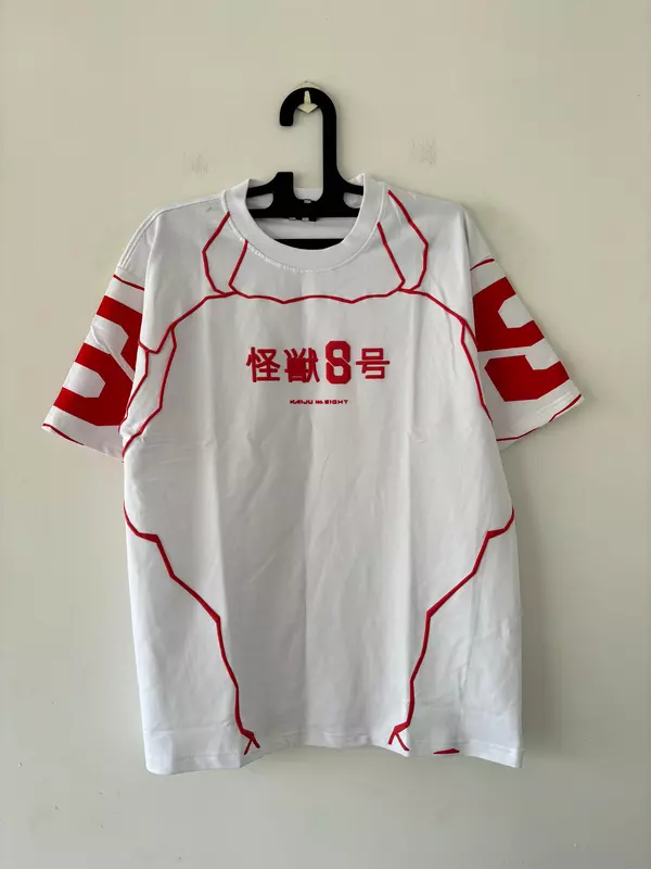 White spine oversized tee