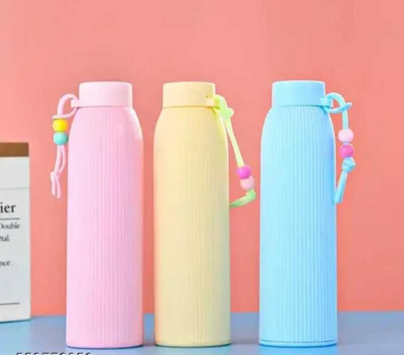 Striped Glass Bottle