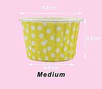 Pleated Muffin cups 100pcs Medium