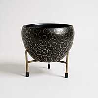 Black & Gold Abstract