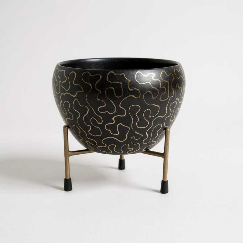 Black & Gold Abstract