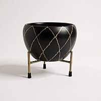 Contemporary Metal Planter