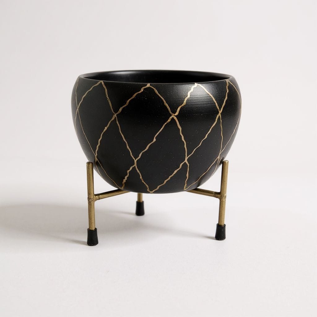Contemporary Metal Planter