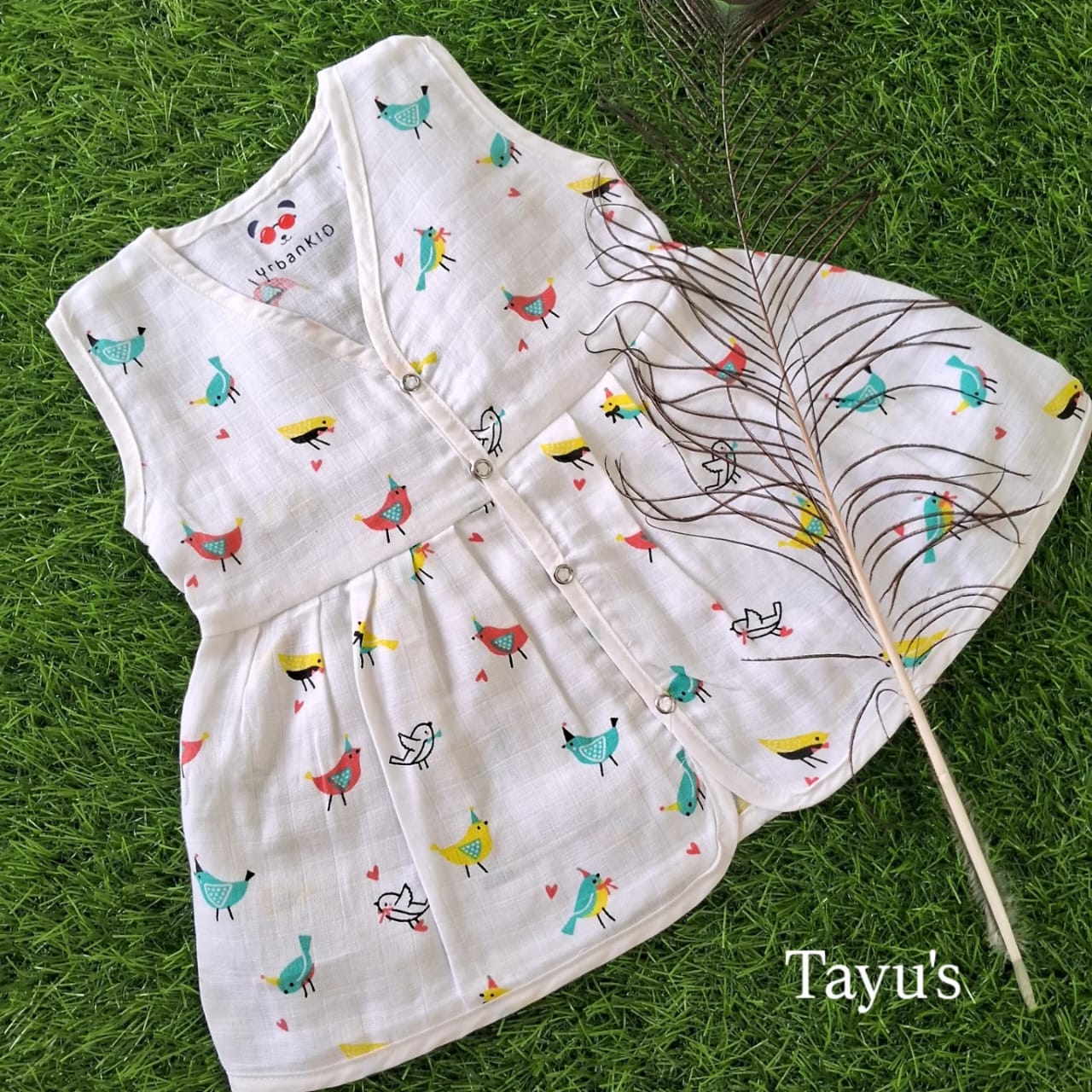 Muslin frocks birds