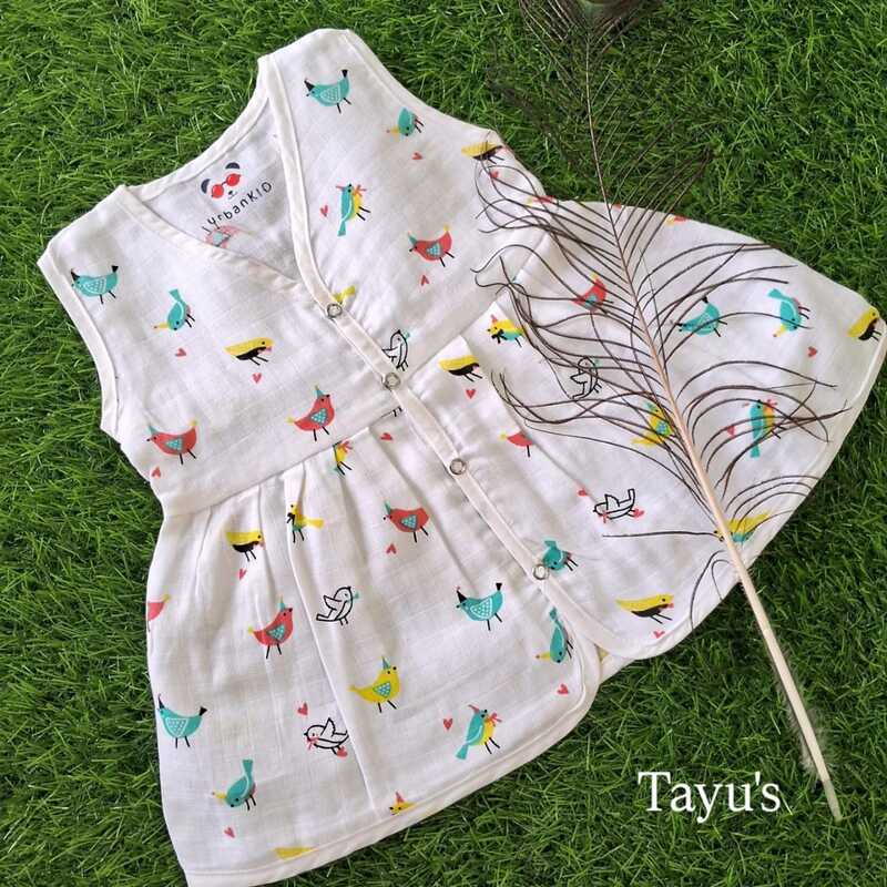 Muslin frocks birds