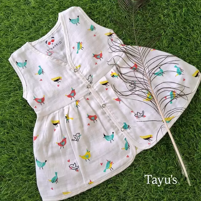 Muslin frocks birds