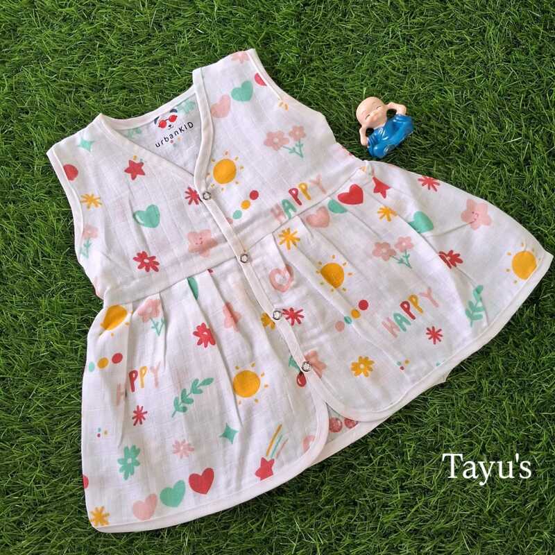 Muslin Frock-Happy print