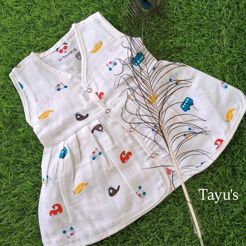 Muslin frocks-colorful print