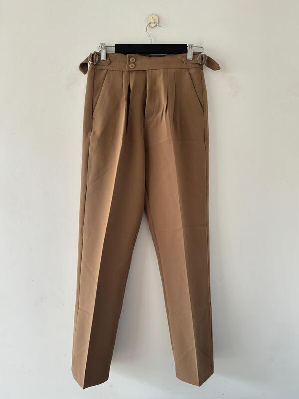 Biscuit beige gurkha pant
