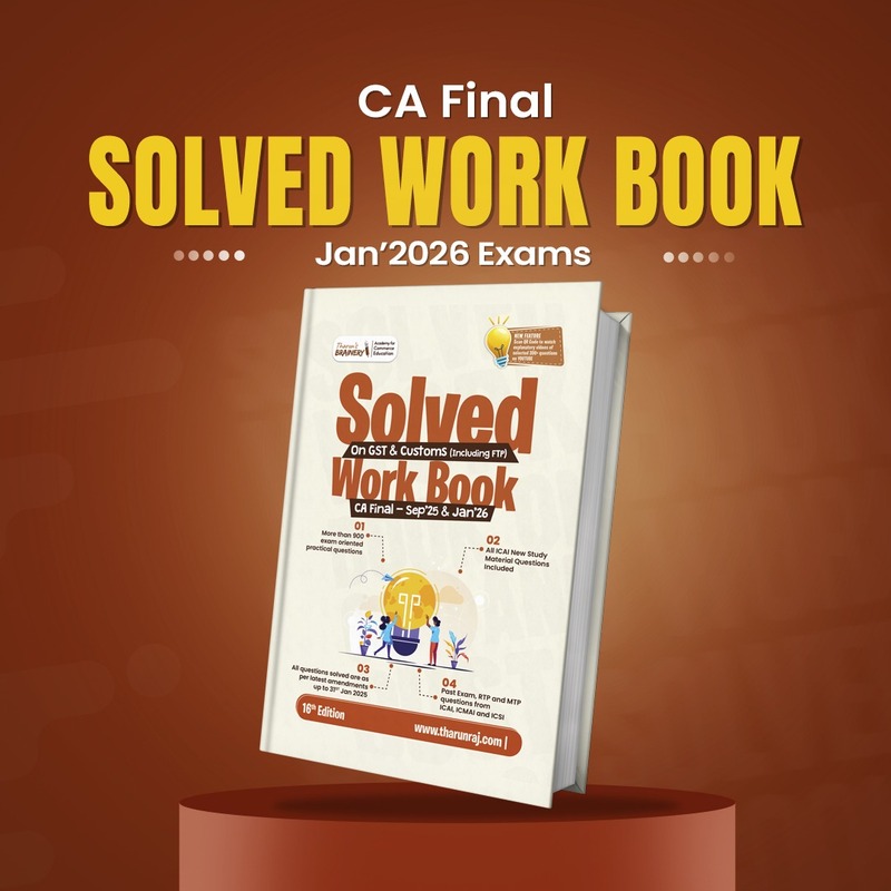 Solved Work Book - CA Final